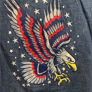Epic Threads Kids Eagle Denim Button Shirt Size 6
